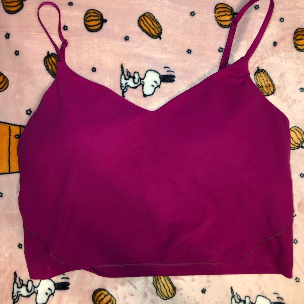 Lululemon Align Cropped Cami Tank A/B Ripened Raspberry